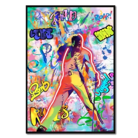 Quadro led, Cantante Cm.60x90 - Palais Royal