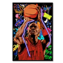 Quadro led, Basket Cm.60x90 - Palais Royal