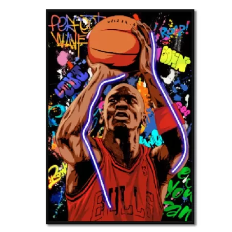 Quadro led, Basket Cm.60x90 - Palais Royal