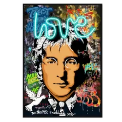 Quadro led, Peace & Love Cm.60x90 - Palais Royal