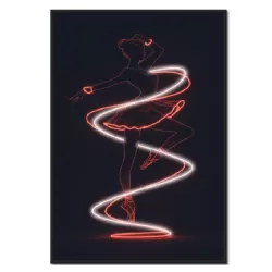 Quadro led, Dancer Cm.80x120 - Palais Royal