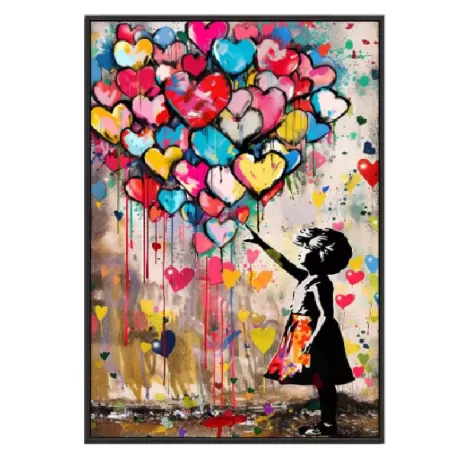 Quadro con finitura extralucida, Glossy Baloon Cm.60x90 - Palais Royal