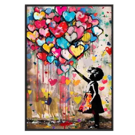 Quadro con finitura extralucida, Glossy Baloon Cm.60x90 - Palais Royal