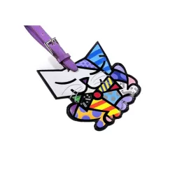 Targhetta bagaglio Gatto - Romero Britto