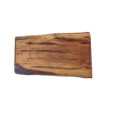 Tagliere grande con fresata in legno di olmo italiano - Grattoni