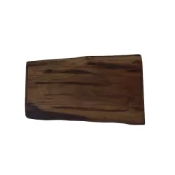 Tagliere grande con fresata in legno di noce italiano - Grattoni