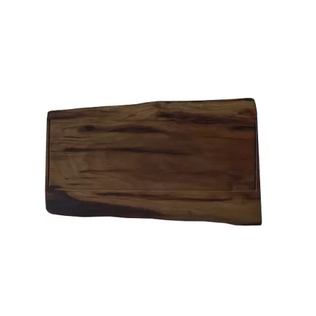 Tagliere grande con fresata in legno di noce italiano - Grattoni