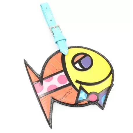 Targhetta bagaglio Pesce - Romero Britto