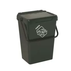 Pattumiera per umido verde Lt.10