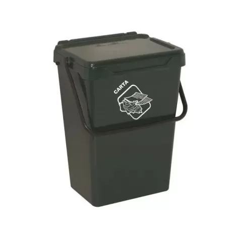 Pattumiera per umido verde Lt.10