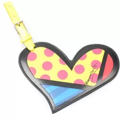 Targhetta bagaglio Cuore - Romero Britto