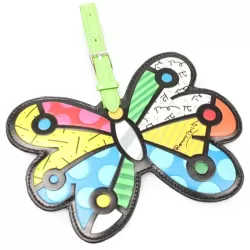 Targhetta bagaglio Farfalla - Romero Britto