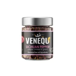 Bacche di Pepe del Sichuan - Sichuan Pepper - In vasetto vetro Gr. 35 - Venequ