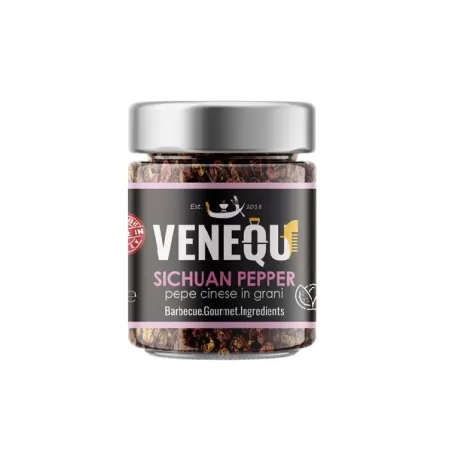 Bacche di Pepe del Sichuan - Sichuan Pepper - In vasetto vetro Gr. 35 - Venequ