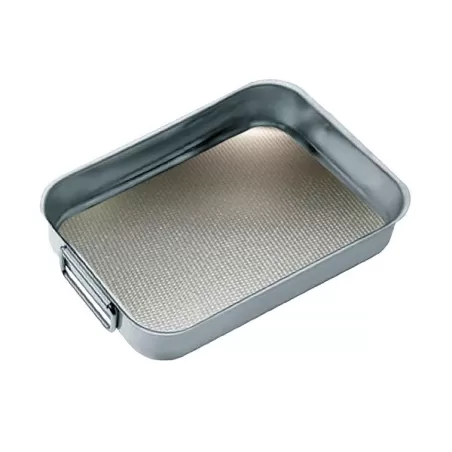 Teglia rettangolare in acciaio inox Cm.20x14