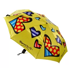 Ombrello pieghevole Cuori - Romero Britto