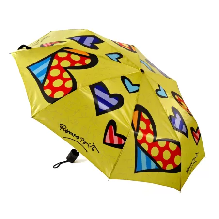 Ombrello pieghevole Cuori - Romero Britto