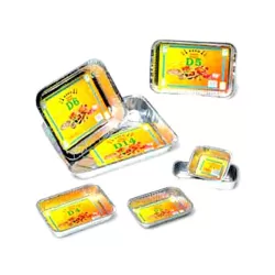 Vaschetta alluminio per forno Cm.24x18 H.4,2 pezzi 3 +200