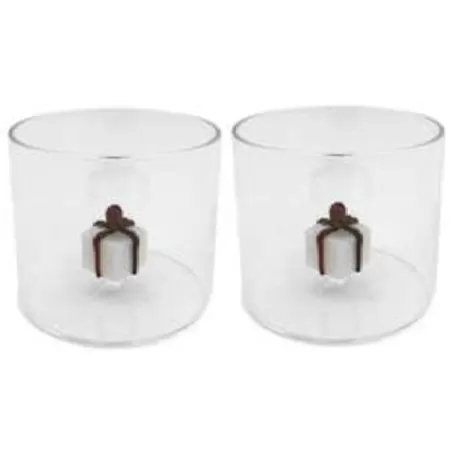 Set 2 bicchieri con regalo Sorprese di Natale - Thun