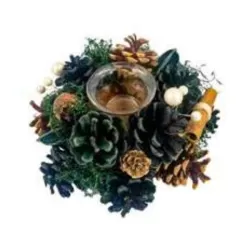 Centrotavola natalizio verde - Thun