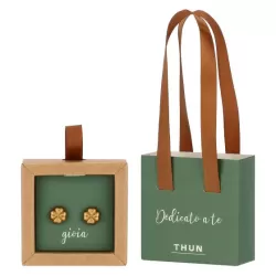 Orecchino pin quadrifoglio - Thun