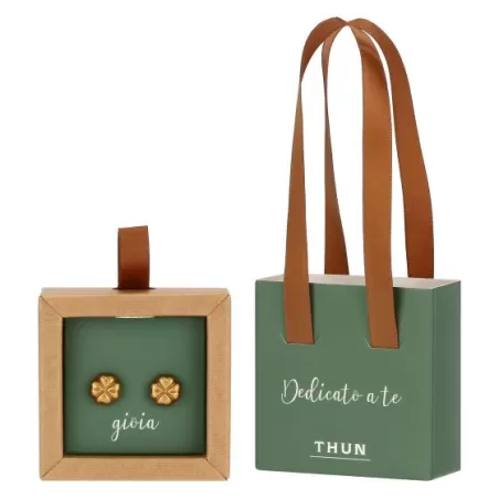 Orecchino pin quadrifoglio - Thun