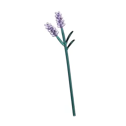 Botanica, Fiore in vetro lavanda lilla - Ichendorf