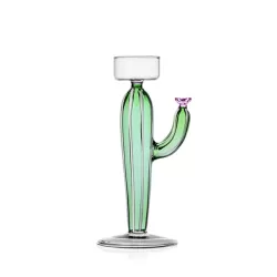 Desert Plants, Tealight cactus verde Fiore rosa - Ichendorf