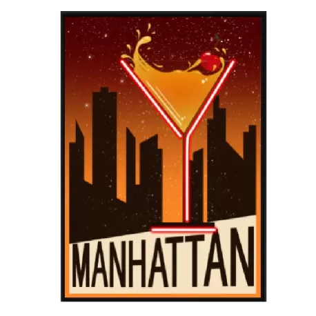 Quadro led, Manhattan Cm.60x80 - Palais Royal