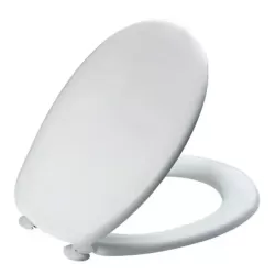 Sedile wc plastica bianco universale Cm.37,5x46,2