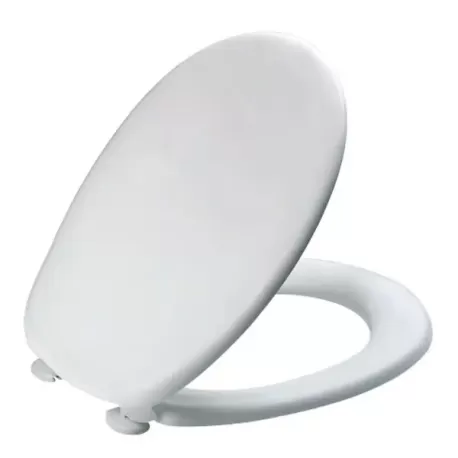 Sedile wc plastica bianco universale Cm.37,5x46,2