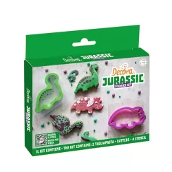 Tagliapasta e stencil dino - Decora