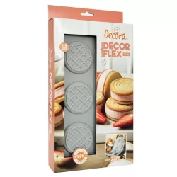 Stampo duo tondo in silicone 6 cavità - Decora