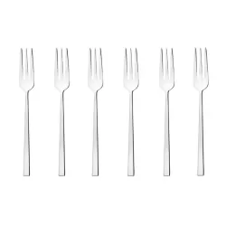 Rock, Set 6 forchettine dolce inox - Sambonet