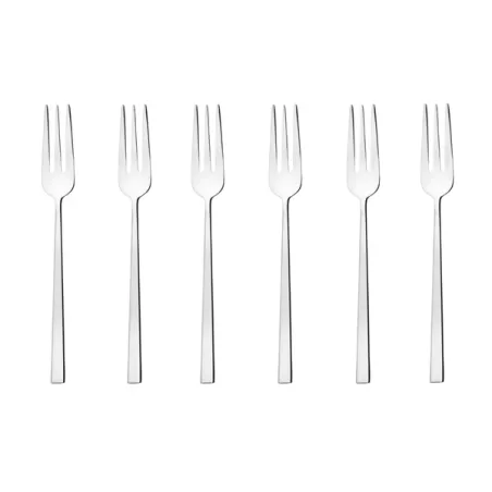 Rock, Set 6 forchettine dolce inox - Sambonet