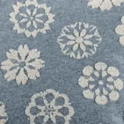 Memorie D'Inverno, Tappeto lana soffiata con antiscivolo Cm.200x135 - Wosde