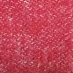 Colore Rosso, Plaid Caldo cotone con frange Cm.130x170 - Wosde