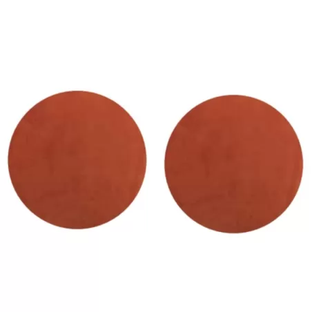 Sottopiatto tondo in velluto Cm.33 set 2 pezzi, Rame - Wosde