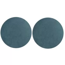 Sottopiatto tondo in velluto Cm.33 set 2 pezzi, Carta da zucchero - Wosde