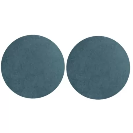 Sottopiatto tondo in velluto Cm.33 set 2 pezzi, Carta da zucchero - Wosde