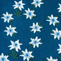 Magia Alpina, Tappeto lana soffiata con antiscivolo Cm.135x220 - Wosde