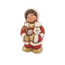 Bimbo Natale con decorazioni - Thun