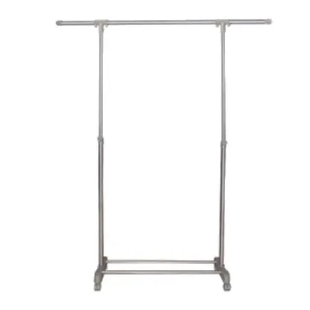 Portaabiti con ruote Cm.92/130x42 regolabile in altezza H.95/165