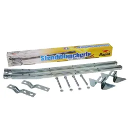 Stendibiancheria a staffa per balcone in acciaio zincato