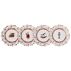 Toy's Delight Set di piatti anniversario, 4 pezzi - Villeroy & Boch
