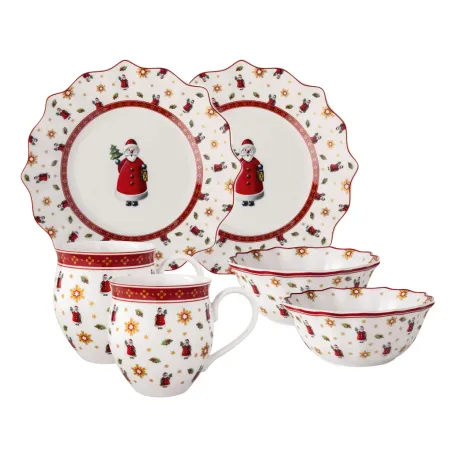 Toy's Delight Set da colazione, Babbo Natale, 6 pezzi - Villeroy & Boch