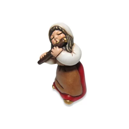 Suonatrice di flauto traverso presepe giubileo, rosso - Thun
