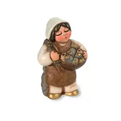 Venditore di pesce presepe giubileo, bianco - Thun