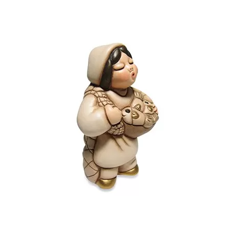 Venditore di pesce presepe giubileo, champagne - Thun