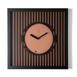 Orologio Tiffany grande, Nero/mocha mousse - Arti e Mestieri